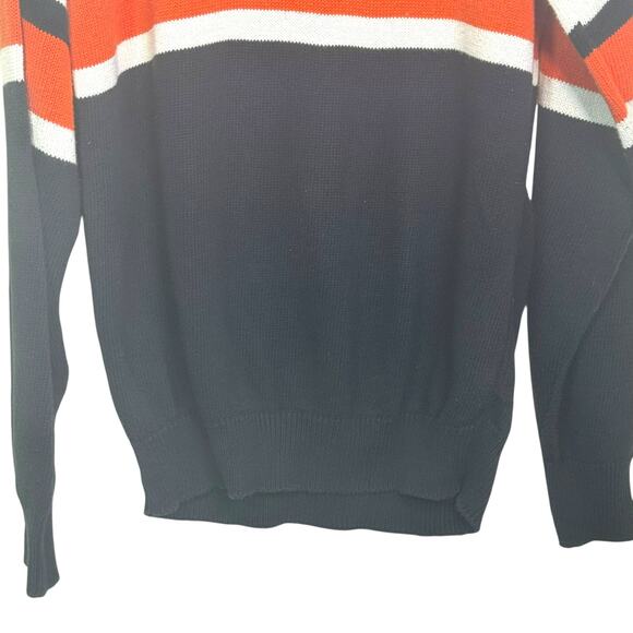 Vintage Harley Davidson Racing Sweater 100% Cotton Stripes Pullover Sweater - Picture 5 of 8